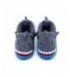 Slippers House Slipper Cute Shark Cartoon Warm Winter for Boys - Grey - CH18LNE95YG $34.38