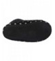 Slippers Kid's Sweater Knit Bootie with Heart Slipper - Black - CL18E3ZZHUY $30.48
