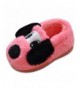 Slippers Toddler Kids Boys Girls Home Slipper Slip-On Soft Sole Cotton Lining Cartoon Warm Winter House Shoes - A-pink - CT18...