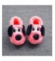 Slippers Toddler Kids Boys Girls Home Slipper Slip-On Soft Sole Cotton Lining Cartoon Warm Winter House Shoes - A-pink - CT18...