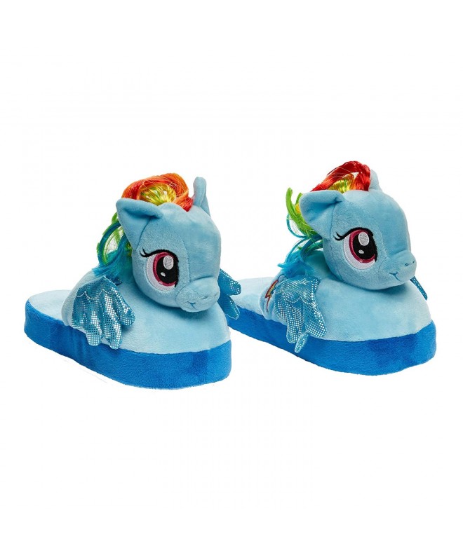 Slippers Animated My Little Pony Plush Slippers - Ultra Soft and Fuzzy Rainbow Dash Character - Wings Flap as You Walk - CF18...