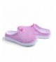 Slippers Unisex Garden Clogs Shoes Comfort Lightweight Walking Slippers Mesh Quick Drying Sandals - Pink - CS18D0THN5X $25.39