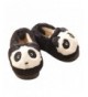 Slippers Kids/Toddlers Cute Panda Winter Warm House Slippers Booties - Black - CB12N84Y1MY $28.54