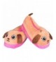Slippers Girl's Plush Animal Critter Slippers (Toddler/Little Kid) - Dog - CU18H4K7SCH $18.32