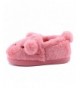 Slippers Kids Slipper Slip On House Doggy Winter Indoor Shoes - 02red - C018HLD6NRK $24.56