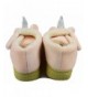 Slippers Girls/Boys Cute Monster Indoor Outdoor Slippers with Anti-Slip Rubber Sole Shoes - Pink - C218M28HXKN $34.49