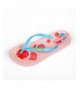 Slippers Kids Flip Flops Cartoon Pattern Colorful Beach Sandals Slip-On Slippers - Watermelon - Blue - C818L8LAZOH $27.03