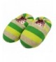 Slippers Little Kids Unisex Child Winter Warm Slippers Toddler Indoor Slip-on Shoes - Green - CR18HGD5KQ5 $23.80