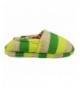 Slippers Little Kids Unisex Child Winter Warm Slippers Toddler Indoor Slip-on Shoes - Green - CR18HGD5KQ5 $23.80