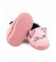 Slippers Toddler Girls Bunny Slippers Winter Warm Shoes Cat/Doggy House Soft Slippers - Light Pink Cat - CU18K70G2X9 $26.88
