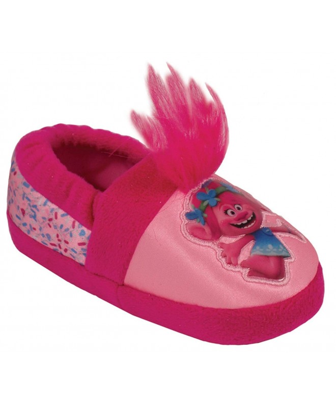 Slippers Trolls Poppy Pink A-Line Slippers Toddler/Little Kid - CK18I6ROE47 $29.86
