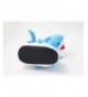 Slippers Kids Cute Animal Plush Slippers Soft Unicorn - Shark - Flamingo Home Shoes - Blue Shark - C418I0WM0X4 $31.40