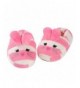 Slippers Cartoon Animal Knitted Slippers for Toddlers Little Kids - Pink - CC18682NQAN $20.97