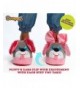 Slippers Animated Pink Puppy Plush Slippers - Ultra Soft and Fuzzy - Ears Flap as You Walk - CG1852UURMY $34.46