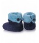 Slippers Kids Girls Boys Slippers Super Soft Warm Faux Fur Non-Slip House Shoes Winter Snow Boots 2-7 Year Old - Blue - C118K...