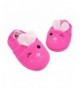 Slippers Kids Bunny Plush Bootie Slippers Warm Winter Non-Slip Shoes Boots for Girls Boys - Pink 2 - 3d Bunny - CJ185X5KT2N $...