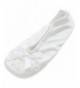 Slippers Satin Pearl Ballerina Girl's Slippers White X-Small 9-10 - CN12EDJ2TXV $33.24
