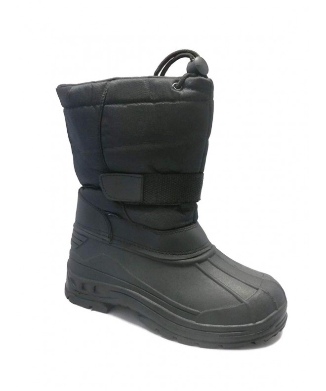 Boots Girls Snow Goer Boots - Black/Black - C511XOECQ1R $49.71