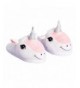 Slippers Happy Unicorn Kids Super Soft Plush Slippers - CY18C0N2EHZ $40.30
