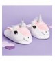Slippers Happy Unicorn Kids Super Soft Plush Slippers - CY18C0N2EHZ $40.30