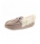 Slippers Little Girls' Lined Moccasin Slipper - Tan - C618IDILEYD $21.86