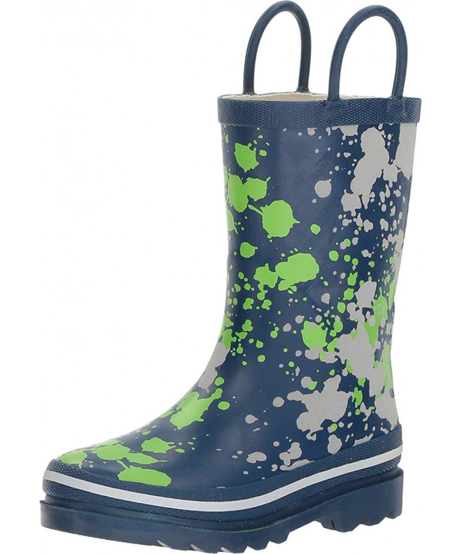 Boots Kids' Paintball Reflective Rain Boot-K - Green - CV12MRYVD2R $62.33
