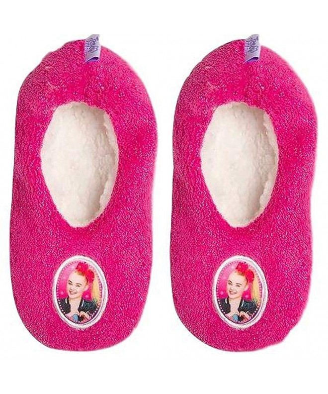 Slippers Girls Slippers Babba Fuzzy Slipper Sparkle Pink - CD18KLA9NGY $51.56