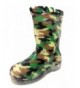 Boots Unisex Toddlers - Kids - Rain Boots Camouflage - Camo Shoes - Military - Army - Lining - CF11QN8BD6P $17.26