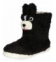 Slippers Girls Animal Faux Fur Slippers Boots (Little Kid/Big Kid) - Dog - CZ18H8TW3ZZ $20.45