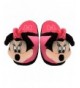 Slippers Animated Minnie Mouse Plush Slippers - Ultra Soft and Fuzzy - Ears Flap as You Walk Pink Black - CJ12N35ZJQA $34.09