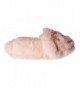 Slippers Little Girls Light-up Eyes Bunny Slippers - Pink/White/Beige - CK129LLJJHF $37.13