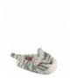 Slippers Kitty Slippers for Girls Kids Plush Faux Fur Cute Soft Cat Tail Slipper Gray - CL18IRO0960 $36.68