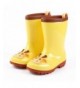 Boots Kids Waterproof Anti-skid Rain Boots Cartoon Animal Pattern Rain Shoes - Yellow-giraffe - CI18K77ARTM $45.50