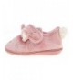 Slippers Toddler Girls' Long Ears Bunny Slipper Cozy Soft Warm Plush Home Non-Slip Shoes - Purple - CQ18GE887CU $29.96
