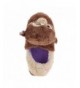 Slippers Beanie Boo Girls Coconut Monkey Slippers Brown - C912O4Z601G $46.37
