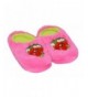 Slippers Girls Embroidered Plush Clog Slippers - Pink-strawberry Kiss - CS12NH39G5L $24.54