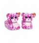 Slippers Beanie Boos Kids Girls Big Head Cute Animal Plush Cushion House Slip Slippers - CA185NGDSDW $50.25
