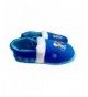 Slippers Girl's Elsa & Anna Cozy Slide Slippers - Blue - C112JOO33CB $21.03