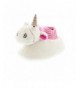 Slippers Minions Movie Fluffy Unicorn Kids Girls Sock Top Slippers (Toddler) - White/Pink - CN187CWNI5G $33.65