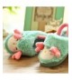 Slippers Toddler Kids Indoor Cute Slippers for Girls Boys Plush Soft Cartoon Bedroom House - Green-bird With Band - CJ18I452E...