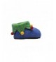 Slippers Child Wool Felt Baby Child Slippers Booties Jester - Blue - C712I0MXR79 $19.52