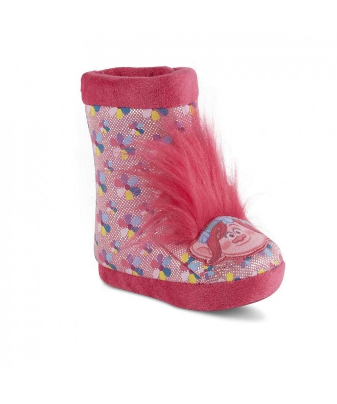 Slippers Trolls Toddler Girls' Pink Bootie Slipper - CI18L3SG2T2 $42.82
