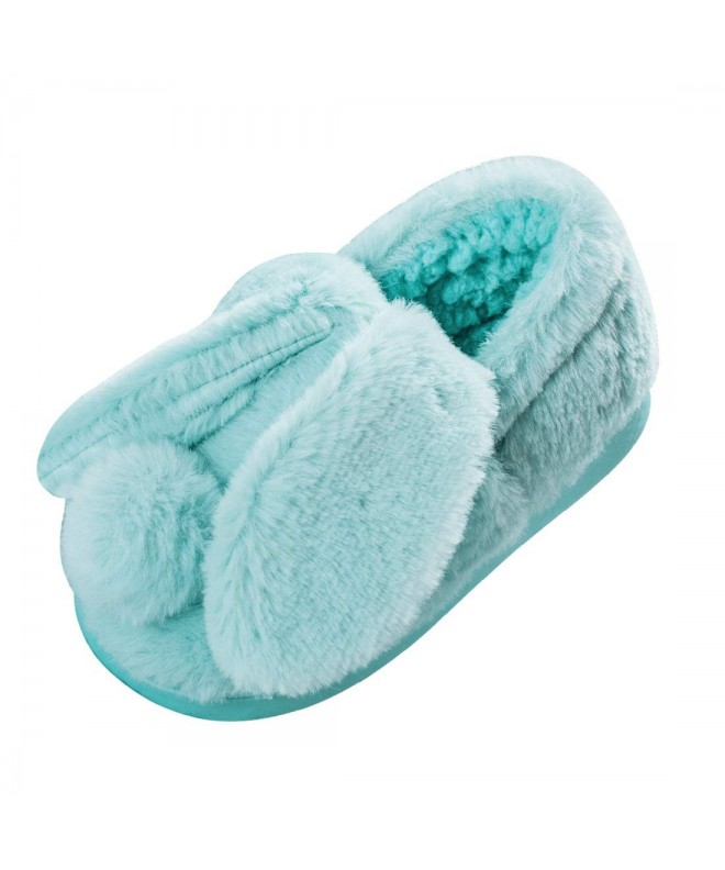 Slippers Slippers for Toddler Kids Winter Warm Home Slipper Soft Indoor House Shoes - Blue - CE18I665UZY $18.38