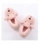 Slippers Boys Girls Doggy Warm Indoor Slippers Fleece Plush Bedroom House Shoes Non Slip Winter Boots - Pink - C518IQC0TC0 $3...