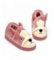 Slippers Toddler/Little Kids Puppy Plush Slippers Boys Girls Winter Warm Indoor and Outdoor Shoes - Pink - C4186WMDNKG $26.93
