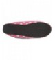 Slippers Kids Girls Sparkle Dots Mocassin Shoe Moccasin - Pink/Denim - CD12H33IK6T $37.21