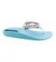 Slippers Girls's Princess Thong - Blue - C6182W3RQC5 $31.49