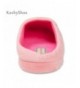 Slippers Kids Cotton Cute Cozy House Outdoor Slippers for Girls and Boys - Pink - CO1863C44QK $20.69