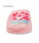 Slippers Kids Cotton Cute Cozy House Outdoor Slippers for Girls and Boys - Pink - CO1863C44QK $20.69