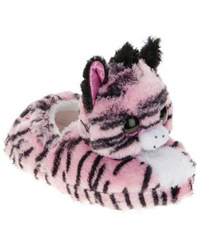 Slippers Girl's Beanie Boo Slippers - Pink /Black - C6186OELT3Z $29.90